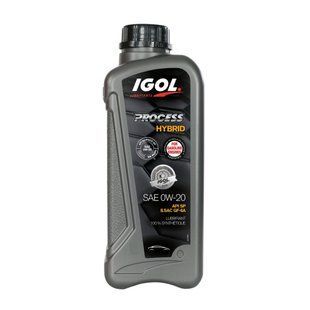 Моторное масло IGOL PROCESS HYBRID 0W-20 2 л синтетическое