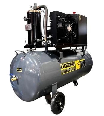 Винтовой компрессор GTM DLG5.5V/inv 200 л, 5.5 кВт, 8 бар, 680 л/мин, 380 В инвертор
