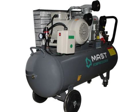 Компрессор поршневой MAST TA65/100L 400V 3 кВт, 100 л, 420 л/мин, 12.5 Бар