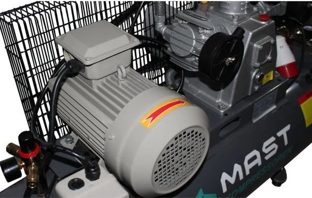 Компрессор поршневой MAST TA65/100L 400V 3 кВт, 100 л, 420 л/мин, 12.5 Бар