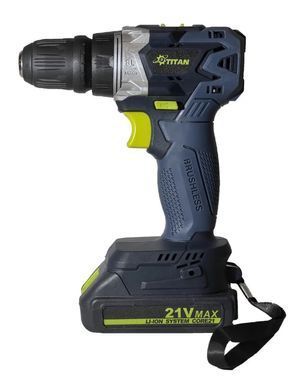 Аккумуляторная дрель-шуруповерт TITAN PDS4821B-CORE SET222 21В, 48 Нм