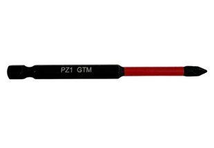 Біта ударна GTM PZ1 90 мм 2 шт S2, торсіонна, магнітна, хвостовик 1/4"