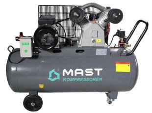 Поршневий компресор MAST VA90/200L 400V 4 кВт, 600 л/хв, 12.5 Бар