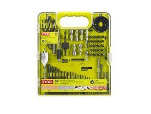 Набор сверл и бит 60 ед., Ryobi. RAKDD60 (5132004664)