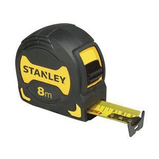 Рулетка STANLEY "TylonGripTape" : L= 8 м х 28 мм, метрична шкала