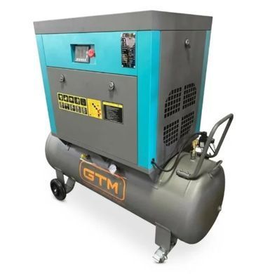 Винтовой компрессор GTM DLG5.5V 200 л, 5.5 кВт, 680 л/мин, 8 бар, 380 В, инвертор