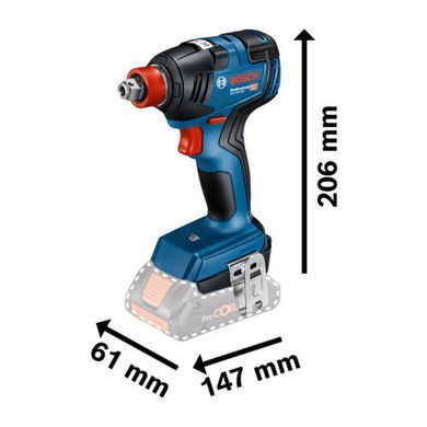 Аккумуляторный ударный гайковерт Bosch GDX 18V-200 Professional 18 В, 200 Нм, 1/4"