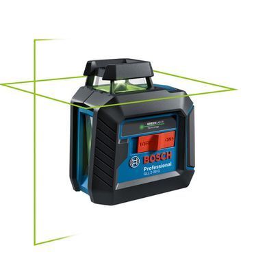 Лазерний нівелір Bosch Professional GLL 2-20 G із тримачем, зелений промінь, 10 м