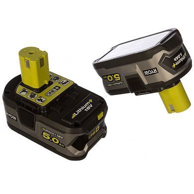 Набор 18В ONE+, зарядное 2А и батарея 5,0Ач (2 шт.), Ryobi. RC18120-250 (5133003364)