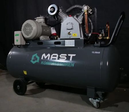 Поршневой компрессор MAST VA90/200L 400V 4 кВт, 600 л/мин, 12.5 Бар