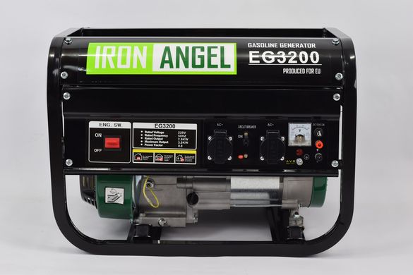 Бензиновий генератор Iron Angel EG3200