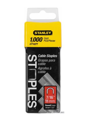 (DW) Скоби для кабеля STANLEY :тип "S" 11 мм x 1000 шт.