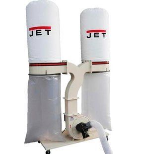 Стружкоотсос JET DC-2300 380 В 2,2 кВт 2300 м&sup3;/ч 2&times;200 л 3&times;100 мм