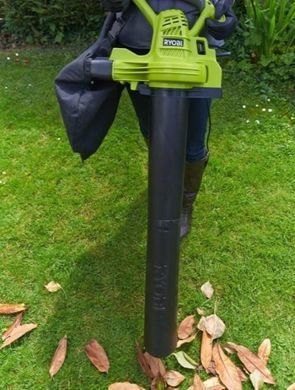 Пилосос-повітродувка електрична 3000 Вт, 375 км/год, Ryobi RBV3000CSV (5133002188)