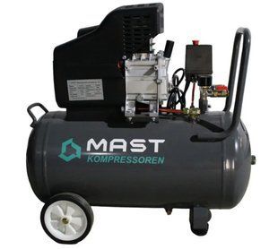 Компрессор поршневой MAST ZC-0.25/50L, 50 л, 250 л/мин, 8 Бар, 2.2 кВт