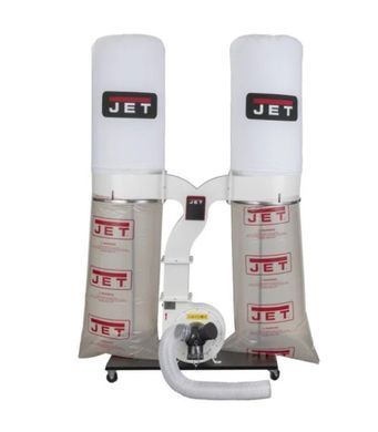 Стружковідсмоктувач JET DC-2300 380 В 2,2 кВт 2300 м&sup3;/год 2&times;200 л 3&times;100 мм