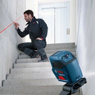 Лазерний нівелір Bosch GLL 2-10 Professional, 10 м, &plusmn;0.3 мм/м, червоний промінь