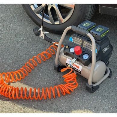 Компресор повітряний акумуляторний Dolphin DZW450DC004 TwinPower 21V, 8 бар, 100 л/хв