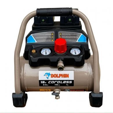 Компресор повітряний акумуляторний Dolphin DZW450DC004 TwinPower 21V, 8 бар, 100 л/хв