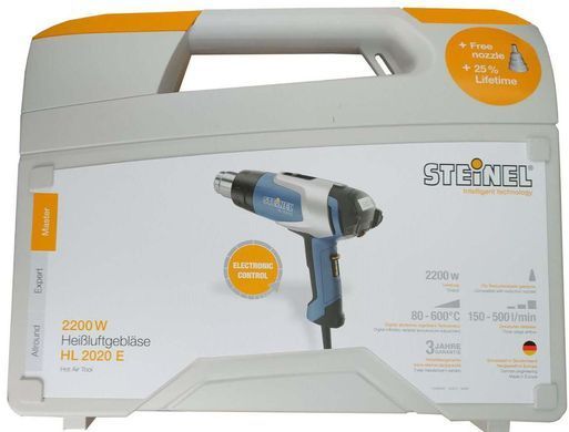 Строительный фен 2200 Вт, 80&ndash;630 &deg;C, STEINEL HM 2020 E (089559)