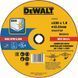 Круг відрізний INOX по металу 230х1.9х22.23 мм DeWALT DT43909