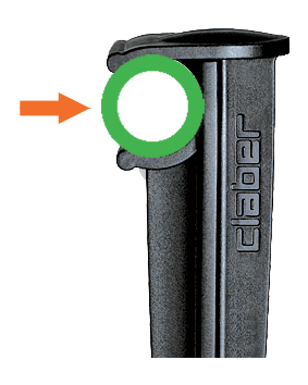 Піка для фіксації краплинної трубки Claber 16 мм 1/2", 8 шт