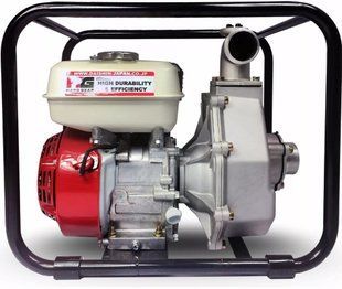 Мотопомпа Daishin SCH-5050HX 50x50мм GX160 3,6кВт/4,9л.с. 163см3 400л/мин 50м 8м