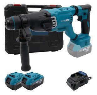 Аккумуляторный перфоратор PROFI-TEC PBH201 (2&times;4.0 Ач, ЗУ)