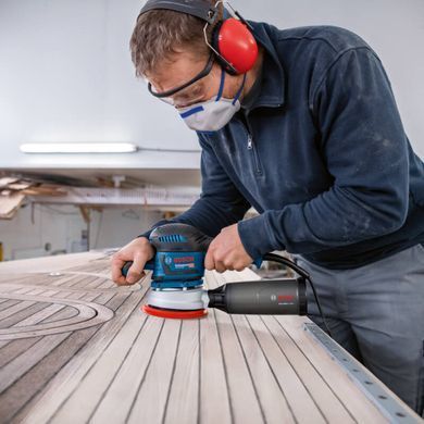Эксцентриковая шлифовальная машина Bosch PRO GEX 40-150 400 Вт, &Oslash;150 мм