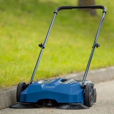Подметальное устройство Scheppach Trike-S, 22 л, ⌀650 мм, 3 щетки, 7 кг