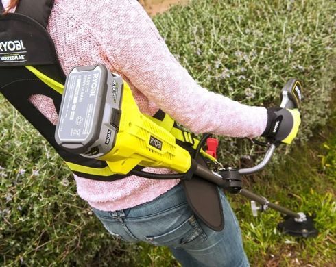 Аккумуляторный триммер 18В ONE+, 26 см нож/леска 30 см, 1 батарея 4,0 А&middot;ч, Ryobi RBC18X20B4F (5133003713)