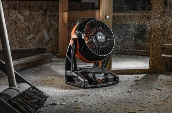 Аккумуляторный вентилятор AEG BAF 18-0, 18 В, 900 м&sup3;/ч, 6 скоростей