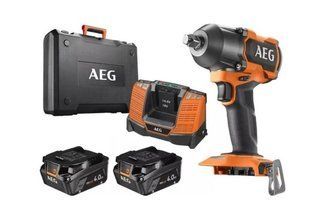 Акумуляторний ударний гайковерт AEG BSS18MTF12BL-402C-2, 18 В, 785 Нм