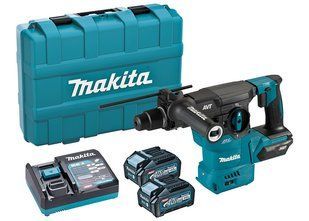 Аккумуляторный перфоратор XGT Makita HR009GM201 SDS-Plus 40 V Max, 3,9 Дж, 2&times;4 Ач