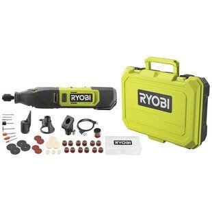Акумуляторний гравер 12В USB, аксесуари 35 шт., кейс, Ryobi. RRT12-120BA335