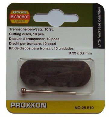 Диски отрезные армированные 22 мм, 20 шт., PROXXON (28810)