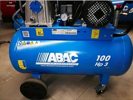 Компрессор 100 л универсальный ABAC PRO 2,2 кВт, 444 л/мин, 11 бар