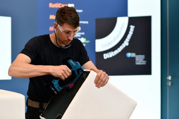 Акумуляторний будівельний степлер NOVUS CORDLESS TACKER J-550 Set - 18 В, кейс + АКБ