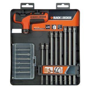 Набір вставок з 20-ти предметів BLACK+DECKER BDHT0-71627