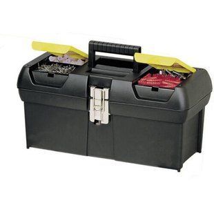 Ящик для інструменту STANLEY series 2000 : 2 органайзери, лоток, металеві замки, М= 610х270х284 мм.