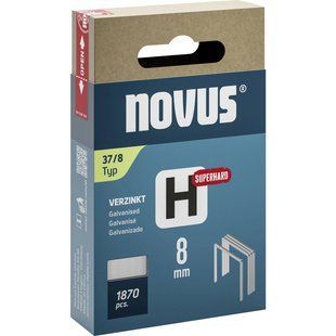 Скоби для степлера NOVUS H 37 8 мм super hard (1870 шт)