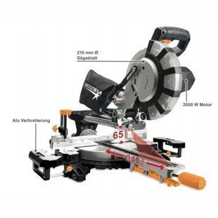 Торцювальна пила Scheppach SL99LXU (WOODSTAR), 2000 Вт, диск 210 мм