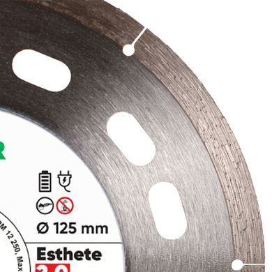 Круг алмазный отрезной 1A1R 125x1,1/0,9x6x22,23 Esthete 2.0