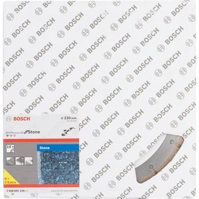 Алмазний диск Bosch Standard for Stone 230&times;22.23 мм, сегментний, 10 шт