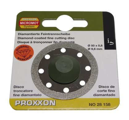 Диск отрезной алмазный 50&times;0,8&times;9,6 мм, PROXXON (28158)