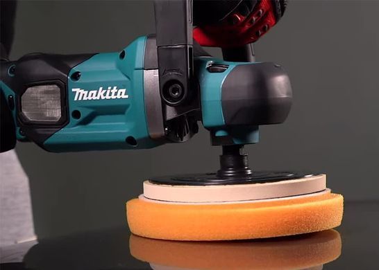 Аккумуляторная полировальная машина Makita PV001GM101 XGT 40V Max, 165 мм