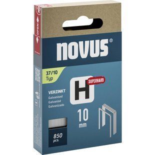 Скоби для степлера NOVUS H 37 10 мм super hard (850 шт)