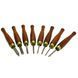 Набор стамесок Holzmann HM8TLG, 8 шт., сталь HSS
