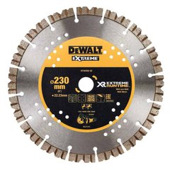 Диск алмазний EXTREME 230х3х22.23 мм для мокрого та сухого використання для КШМ і DCS690 DeWALT DT40260