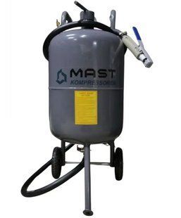 Напорный пескоструйный аппарат MAST MSB10 38 л, 0.8 МПа, 1.0-1.5 м&sup3;/мин